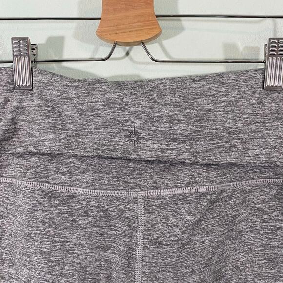 Offline by Aerie Women Grey High Rise Flared Foldover The Hugger Pants Size M - Picture 7 of 9